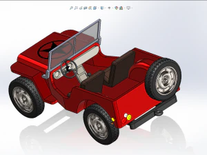 jeep de juguete Modelo de impresión 3D