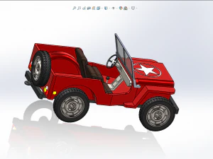 toy jeep 3D Print Model