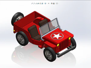 toy jeep 3D Print Model