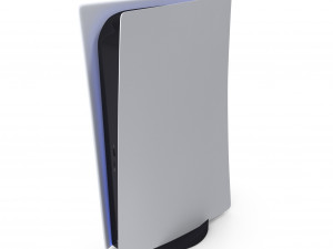 playstation 5 digital version 3D Модель