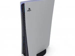 playstation 5 digital version 3D Model