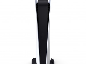 playstation 5 digital version 3D Модель