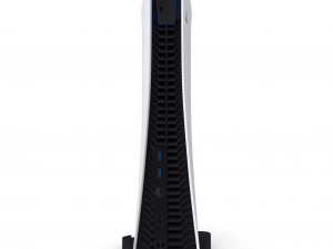 playstation 5 digital version 3D Модель