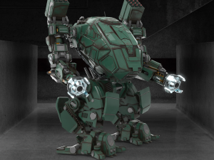 military mech 3D 모델