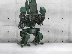 military mech Modelo 3D