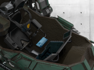 military mech Modelo 3D