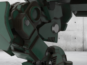 military mech Modelo 3D