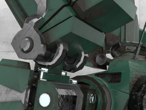 military mech Modelo 3D