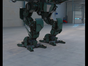 military mech Modelo 3D