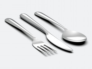 cutlery set 3 pieces 3D 模型