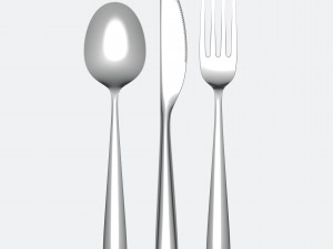 cutlery set 3 pieces 3D 模型