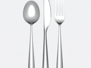 cutlery set 3 pieces 3D Model