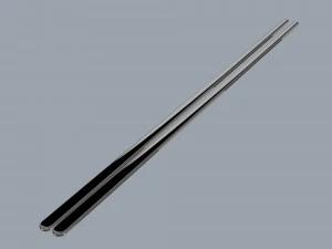 asian chopsticks 3D Model