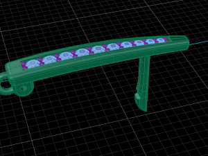 earrings danggle 3D Model
