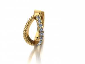 earrings hoop 3D Print Model