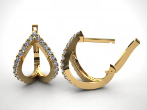 hoop earring 3d print model 3D Print Model