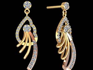 hoop earrings for 3d print 3d print model 3D 打印模型