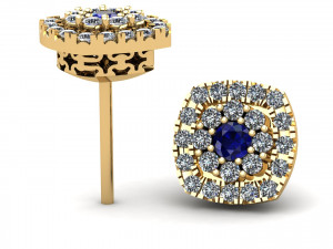 5 earrings stud ready for 3d print 3D Print Model
