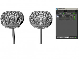 5 earrings stud ready for 3d print 3D Print Model