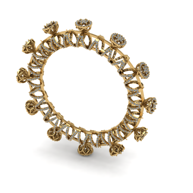 banggle or bracelets ready for 3d print 3d print model 3Dプリントモデル .c4d .max .obj .3ds .fbx .stl .blend 