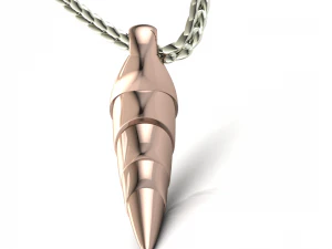wolf fangs tooth pendant 3D Print Model