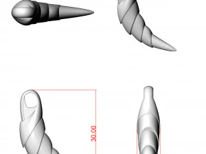 wolf fangs tooth pendant 3D Print Model
