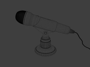 microphone for desk 3D Model