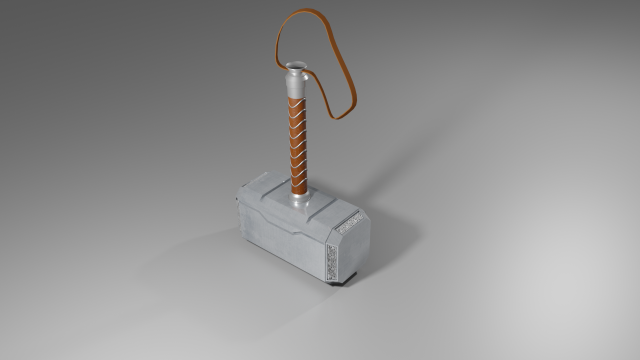 thors mighty mjolnir 3D मॉडल .c4d .max .obj .3ds .fbx .stl .blend 