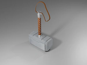 thors kudretli mjolnir 3D Model