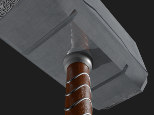 thors mighty mjolnir 3D मॉडल
