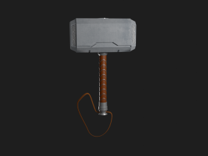 thors mighty mjolnir 3D मॉडल
