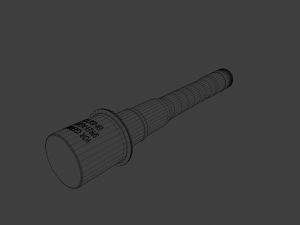 m24 german stick grenade 3D मॉडल
