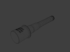 m24 german stick grenade 3D Model