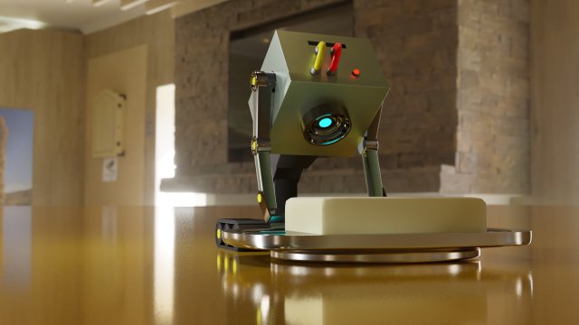 butter bot from rick and morty tv show Model 3D .c4d .max .obj .3ds .fbx .stl .blend 
