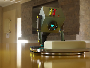 butter bot from rick and morty tv show 3Dモデル