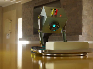 butter bot from rick and morty tv show 3D Model