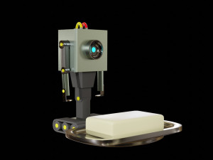 butter bot from rick and morty tv show Model 3D