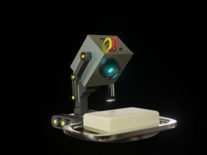 butter bot from rick and morty tv show Model 3D