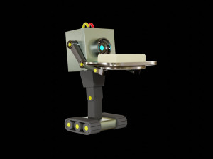 butter bot from rick and morty tv show Model 3D