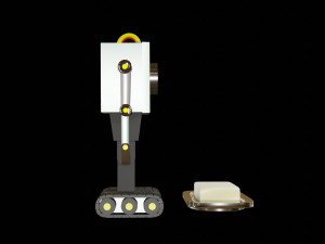 butter bot from rick and morty tv show Model 3D