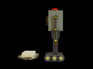 butter bot from rick and morty tv show Model 3D