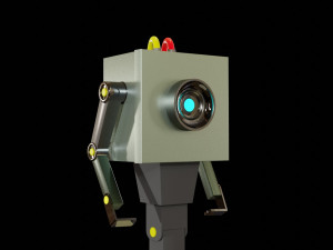 butter bot from rick and morty tv show Model 3D