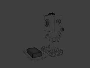 butter bot from rick and morty tv show Model 3D
