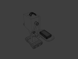 butter bot from rick and morty tv show Model 3D