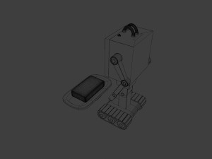 butter bot from rick and morty tv show Model 3D