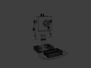 butter bot from rick and morty tv show Model 3D