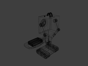 butter bot from rick and morty tv show Model 3D