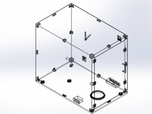 enclosure 3d printer artillery sidewinder x1 3Dプリントモデル