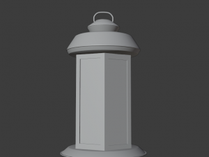 street or home lamp Model 3D