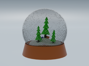 snowball toy Model 3D